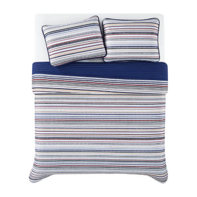 Truly Soft Teagan Stripe Quilt Set