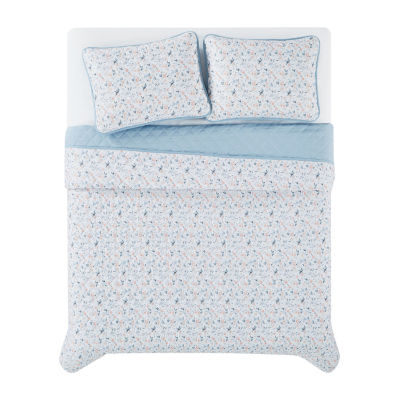 Truly Soft Maine Floral Quilt Set