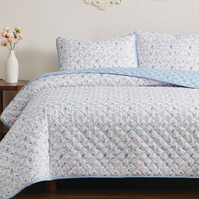 Truly Soft Maine Floral Quilt Set