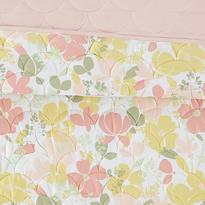 Truly Soft Garden Floral Quilt Set