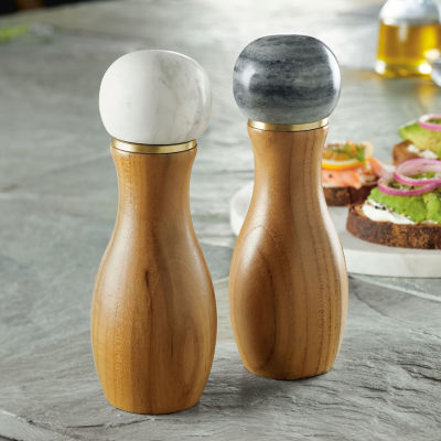 Anolon Teak and Marble 2-pc. Grinder Set