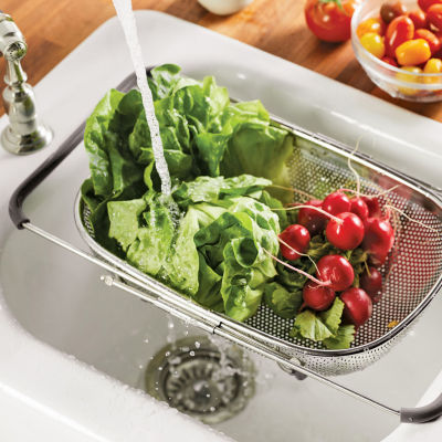 Rachael Ray Stainless Steel Expandable 4.5-qt. Colander