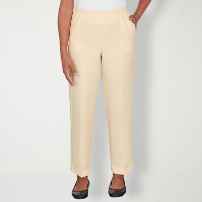 alfred dunner classics pull on straight leg pants