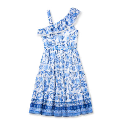 Lilt Little & Big Kid Girls Sleeveless A-Line Dress