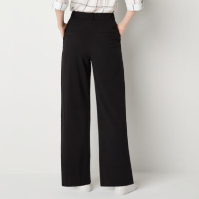 by&by Womens Classic Fit Wide Leg-Juniors Trousers