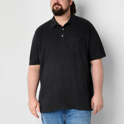 mutual weave Big and Tall Mens Classic Fit Short Sleeve Pocket Polo Shirt