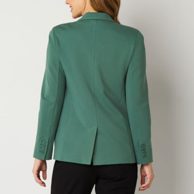 Liz Claiborne Ponte Womens Classic Fit Blazer