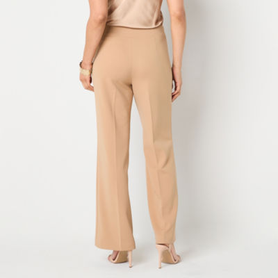 Black Label by Evan-Picone Womens Straight Fit Wide Leg Suit Pant