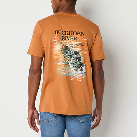 Buckhorn River Mens Crew Neck Short Sleeve Regular Fit Graphic T-shirt In Multi