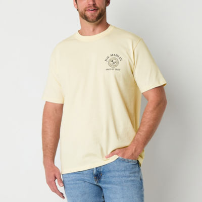 Joe Marlin Mens Crew Neck Short Sleeve Regular Fit Graphic T-Shirt