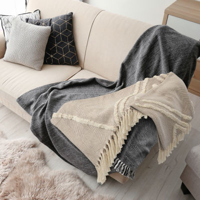 LR Home Aiden Diamond Washable Throw