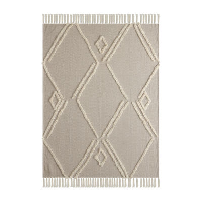 LR Home Aiden Diamond Washable Throw