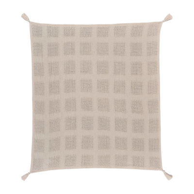 LR Home Brewis Solid Washable Reversible Throw