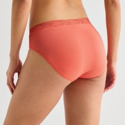 Ambrielle Cotton High Cut Panty