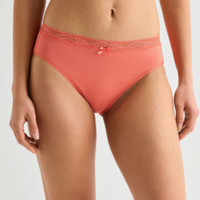 Ambrielle Cotton High Cut Panty