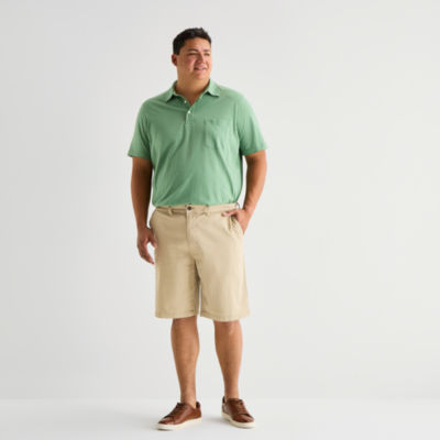 St. John's Bay Mens 10" Big and Tall Stretch Fabric Chino Short