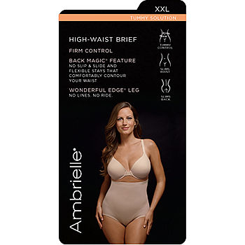 Ambrielle LYCRA® FitSense™ technology Wirefree Body Briefer, Color: Warm  Beige - JCPenney
