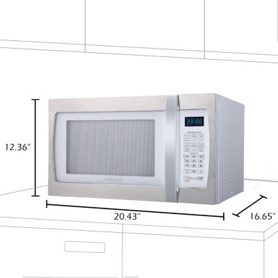 Farberware Professional FMO13AHTPLE 1.3 Cu. Ft 1100-Watt Microwave Oven with Smart Sensor Cooking