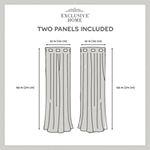 Exclusive Home Curtains Modo Light-Filtering Grommet Top Set of 2 Curtain Panel