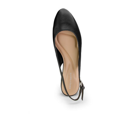 Easy Spirit Cassius Womens Round Closed Toe Block Heel Pumps
