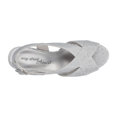Easy Street Womens Christy Heeled Sandals