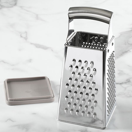 Martha Stewart Richburn Stainless Steel 4 Sided Grater, One Size, Gray