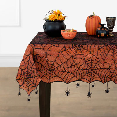 Elrene Home Fashions Crawling Halloween Tablecloth
