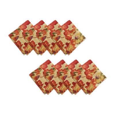 Elrene Home Fashions Harvest Fest Set 8-pc. Napkins