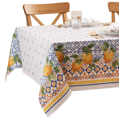 Elrene Home Fashions Capri Lemon Tablecloth