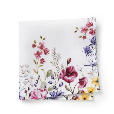 Elrene Home Fashion 4-pc. Poppy Wildflower Napkin Set