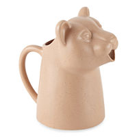 Distant Lands Leopard Figural Serving Pitcher, One Size, Orange