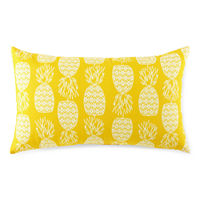 Outdoor Oasis 14x24 Pineapple Rectangular Outdoor Pillow, One Size, Yellow