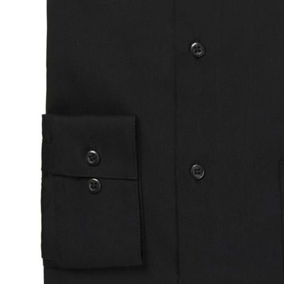 Van Heusen Stain Shield Mens Regular Fit Stretch Fabric Wrinkle Free Long Sleeve Dress Shirt