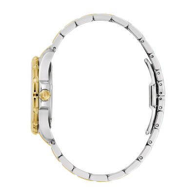 Bulova Performance Womens Two Tone Stainless Steel Bracelet Watch 98p227