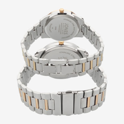 Jones N.Y. Unisex Adult Two Tone Bracelet Watch M0023s-42-H34