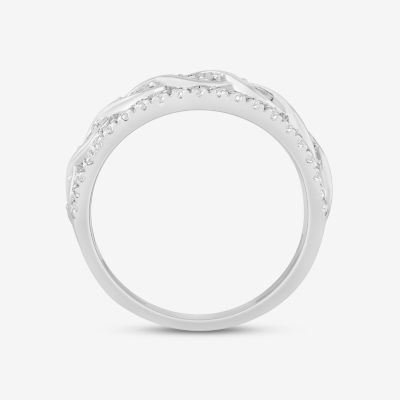 2MM 1/2 CT. T.W. Natural White Diamond 10K Gold Anniversary Band