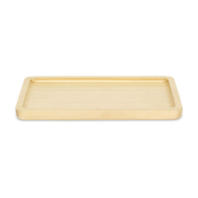 Cheungs Rectangular Natural Wood Glossy Decorative Tray