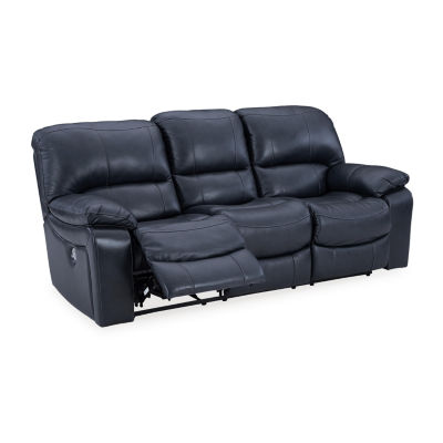 Signature Design By Ashley® Leesworth Dual Power Leather Reclining Sofa