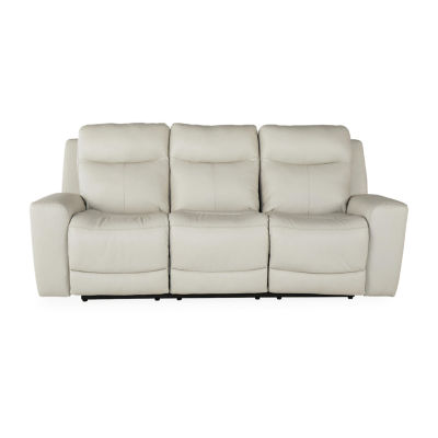 Signature Design By Ashley® Mindanao Dual Power Leather Reclining Sofa