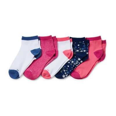 Thereabouts Little & Big Girls 10 Pair Ankle Socks