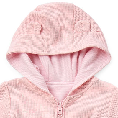 Okie Dokie Baby Girls Hooded Lightweight Jacket