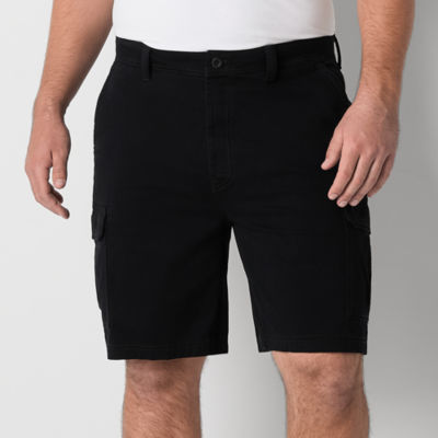 St. John's Bay Mens Big and Tall Dexterity Adaptive Stretch Fabric Adjustable Features Easy-on + Easy-off Cargo Short