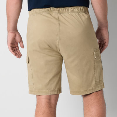 St. John's Bay 10" Mens Big and Tall Adaptive Stretch Fabric Seated Wear Cargo Short