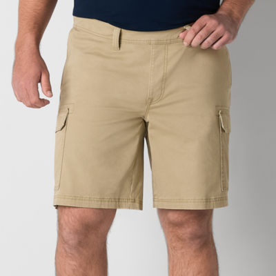 St. John's Bay 10" Mens Big and Tall Adaptive Stretch Fabric Seated Wear Cargo Short