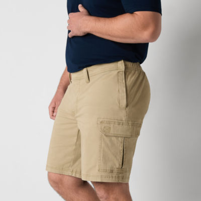 St. John's Bay 10" Mens Big and Tall Adaptive Stretch Fabric Seated Wear Cargo Short