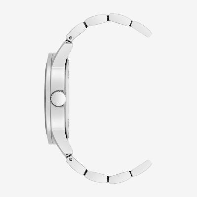Armitron Mens Silver Tone Stainless Steel Bracelet Watch 20/5576nvsv