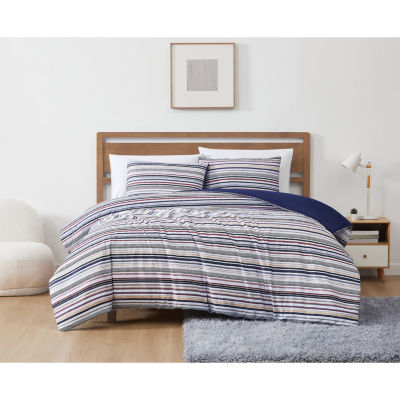 Truly Soft Teagan Stripe Midweight Comforter Set