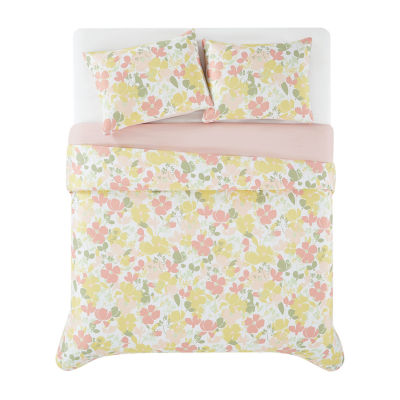 Truly Soft Garden Floral Midweight Comforter Set