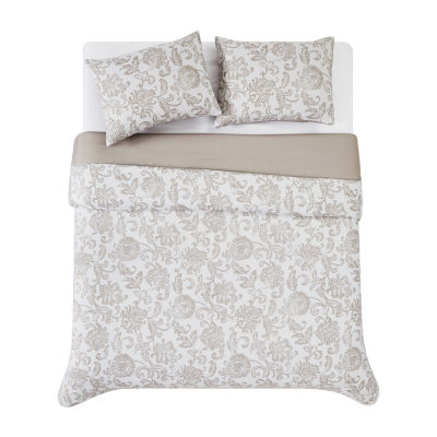 Cannon Sylvana Jacobean 3-pc. Duvet Cover Set