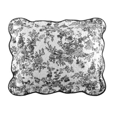 Laurel Manor Toile Garden Cotton Quilt